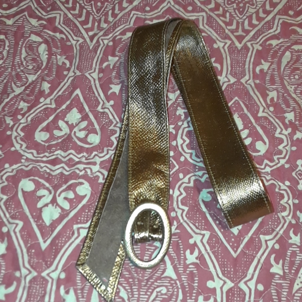 Vintage Copper Leather belt